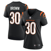 Chase Brown Cincinnati Bengals Women's Team Game Jersey - Black outlet