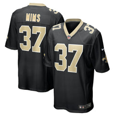 Jordan Mims New Orleans Saints Team Game Jersey - Black sale