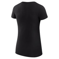 Cincinnati Reds G-III 4Her by Carl Banks Women's Super-Slim Fit Lightweight Love Graphic Team T-Shirt Black