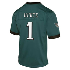 Jalen Hurts Philadelphia Eagles Youth Game Jersey - Green online