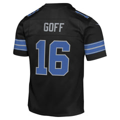 Jared Goff Detroit Lions Youth Game Jersey - Black for sale