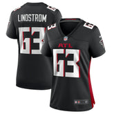 Chris Lindstrom Atlanta Falcons Women's Team Game Jersey - Black for sale