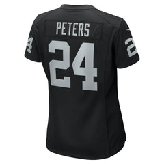 Marcus Peters Las Vegas Raiders Women's Team Game Jersey - Black outlet