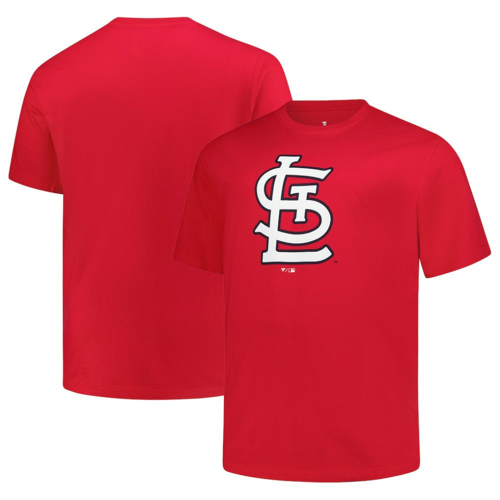 St. Louis Cardinals Profile Big & Tall Primary Logo T-Shirt Navy