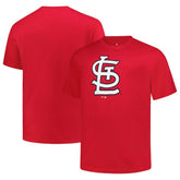 St. Louis Cardinals Profile Big & Tall Primary Logo T-Shirt Navy