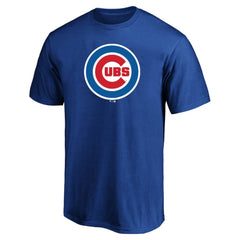 Chicago Cubs Profile Big & Tall Primary Logo T-Shirt Royal