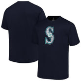 Seattle Mariners Profile Big & Tall Primary Logo T-Shirt Navy