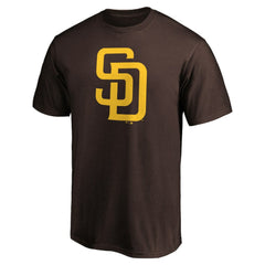 San Diego Padres Profile Big & Tall Primary Logo T-Shirt Brown