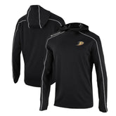 Anaheim Ducks Columbia Omni-Wick Shotgun Long Sleeve Hoodie T-Shirt - Black T-shirts