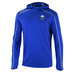 Buffalo Sabres Columbia Omni-Wick Shotgun Long Sleeve Hoodie T-Shirt - Blue T-shirts