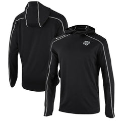 Los Angeles Kings Columbia Omni-Wick Shotgun Long Sleeve Hoodie T-Shirt - Black T-shirts