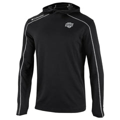 Los Angeles Kings Columbia Omni-Wick Shotgun Long Sleeve Hoodie T-Shirt - Black T-shirts