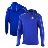 New York Islanders Columbia Omni-Wick Shotgun Long Sleeve Hoodie T-Shirt - Blue T-shirts
