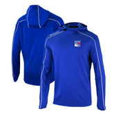 New York Rangers Columbia Omni-Wick Shotgun Long Sleeve Hoodie T-Shirt - Blue T-shirts