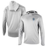 Seattle Kraken Columbia Omni-Wick Shotgun Long Sleeve Hoodie T-Shirt - Gray T-shirts