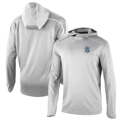 Seattle Kraken Columbia Omni-Wick Shotgun Long Sleeve Hoodie T-Shirt - Gray T-shirts