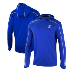 Tampa Bay Lightning Columbia Omni-Wick Shotgun Long Sleeve Hoodie T-Shirt - Blue T-shirts