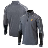 Anaheim Ducks Columbia Omni-Wick Shotgun 2.0 Quarter-Zip Pullover Top - Gray/Black Pullover