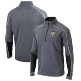 Pittsburgh Penguins Columbia Omni-Wick Shotgun 2.0 Quarter-Zip Pullover Top - Gray/Black Pullover