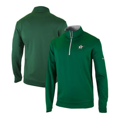 Dallas Stars Columbia Omni-Wick Wickhams Hills Half-Zip Pullover Top - Green Pullover