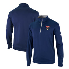 Florida Panthers Columbia Omni-Wick Wickhams Hills Half-Zip Pullover Top - Navy Pullover