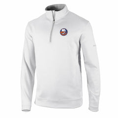 New York Islanders Columbia Omni-Wick Wickhams Hills Half-Zip Pullover Top - White Pullover