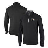 Philadelphia Flyers Columbia Omni-Wick Wickhams Hills Half-Zip Pullover Top - Black Pullover