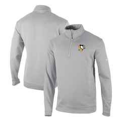 Pittsburgh Penguins Columbia Omni-Wick Wickhams Hills Half-Zip Pullover Top - Gray Pullover
