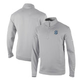 Seattle Kraken Columbia Omni-Wick Wickhams Hills Half-Zip Pullover Top - Gray Pullover