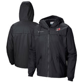 Carolina Hurricanes Columbia Oroville Creek Lightweight Full-Zip Windbreaker Jacket - Black Jackets