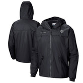 Los Angeles Kings Columbia Oroville Creek Lightweight Full-Zip Windbreaker Jacket - Black Jackets