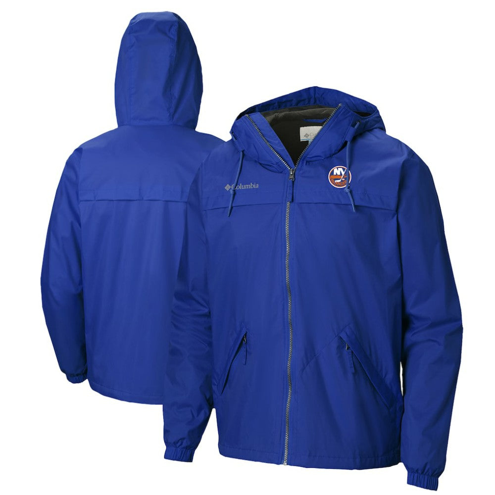 New York Islanders Columbia Oroville Creek Lightweight Full-Zip Windbreaker Jacket - Blue Jackets