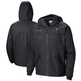 Philadelphia Flyers Columbia Oroville Creek Lightweight Full-Zip Windbreaker Jacket - Black Jackets