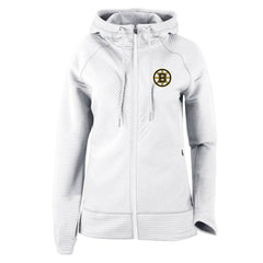 Boston Bruins Columbia Women's Omni-Wick Pack It Up Full-Zip Jacket - White Jackets