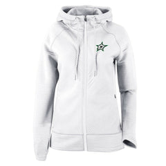 Dallas Stars Columbia Women's Omni-Wick Pack It Up Full-Zip Jacket - White Jackets