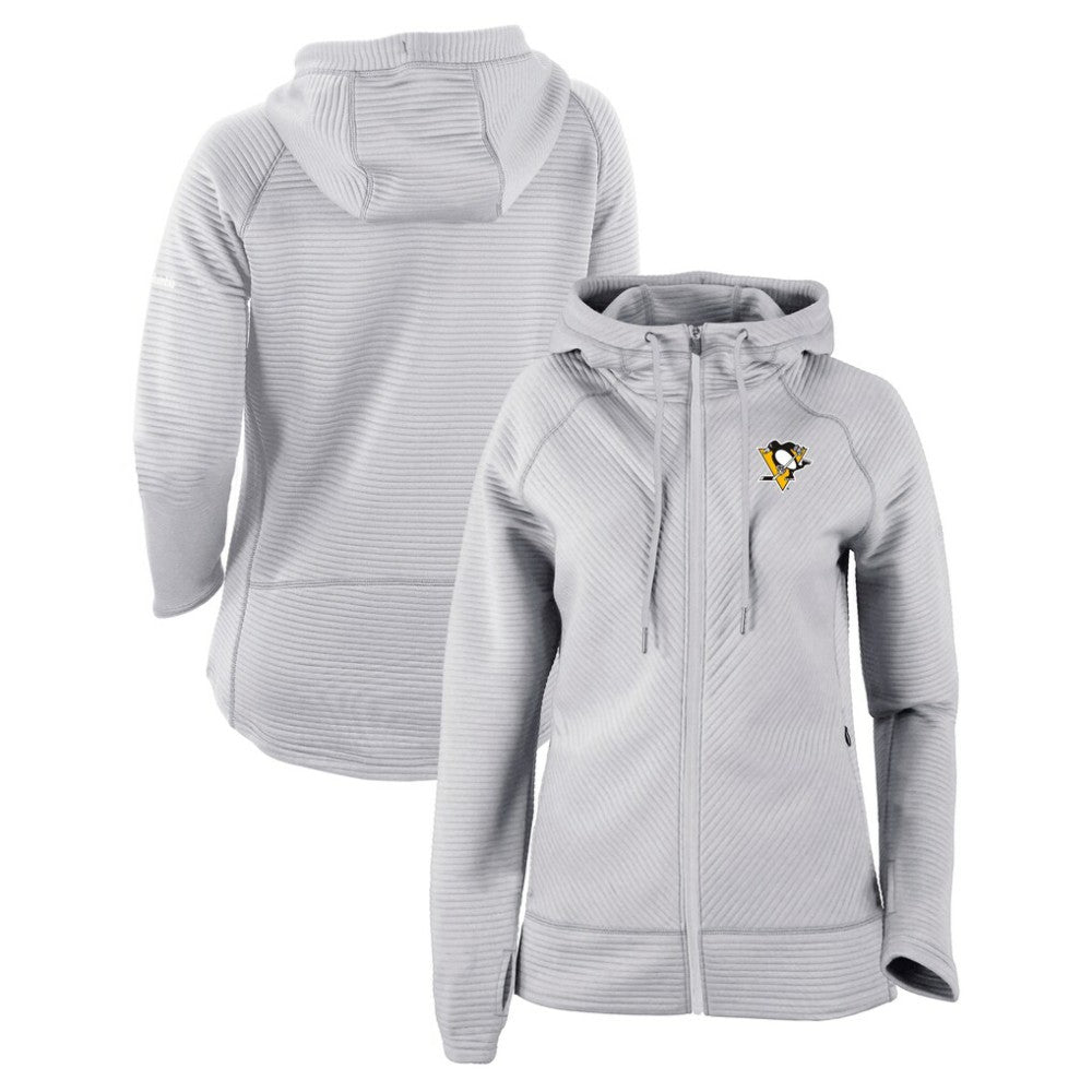 Pittsburgh Penguins Columbia Women's Omni-Wick Pack It Up Full-Zip Jacket - Gray Jackets