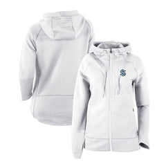 Seattle Kraken Columbia Women's Omni-Wick Pack It Up Full-Zip Jacket - White Jackets