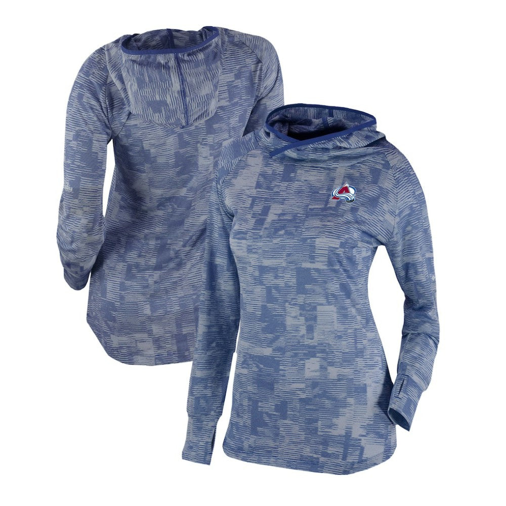 Colorado Avalanche Columbia Women's Omni-Wick Sunday Ball Pullover Hoodie - Navy Hoodies