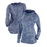 Colorado Avalanche Columbia Women's Omni-Wick Sunday Ball Pullover Hoodie - Navy Hoodies