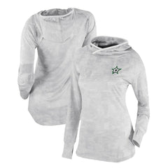 Dallas Stars Columbia Women's Omni-Wick Sunday Ball Pullover Hoodie - White Hoodies
