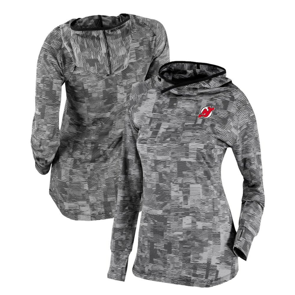 New Jersey Devils Columbia Women's Omni-Wick Sunday Ball Pullover Hoodie - Black Jerseys
