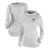 St. Louis Blues Columbia Women's Omni-Wick Sunday Ball Pullover Hoodie - White Hoodies