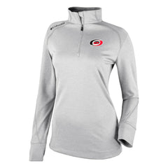 Carolina Hurricanes Columbia Women's Omni-Wick Shotgun 2.0 Quarter-Zip Pullover Top - White Pullover