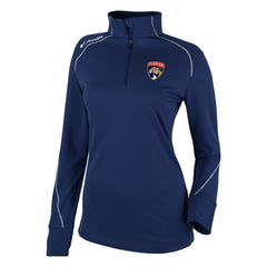 Florida Panthers Columbia Women's Omni-Wick Shotgun 2.0 Quarter-Zip Pullover Top - Navy Pullover