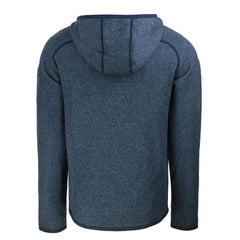 Chicago Bears Cutter & Buck Helmet Mainsail Sweater-Knit Full-Zip Hoodie - Heather Navy cheap