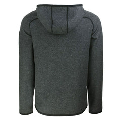 Cincinnati Bengals Cutter & Buck Helmet Mainsail Sweater-Knit Full-Zip Hoodie - Heather Charcoal cheap