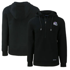 Buffalo Bills Cutter & Buck Helmet Roam Eco Half-Zip Recycled Pullover Hoodie - Black outlet