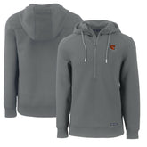 Cincinnati Bengals Cutter & Buck Helmet Roam Eco Half-Zip Recycled Pullover Hoodie - Gray outlet