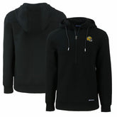 Green Bay Packers Cutter & Buck Helmet Roam Eco Half-Zip Recycled Pullover Hoodie - Black on sale