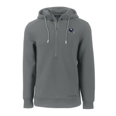 New York Giants Cutter & Buck Helmet Roam Eco Half-Zip Recycled Pullover Hoodie - Gray sale